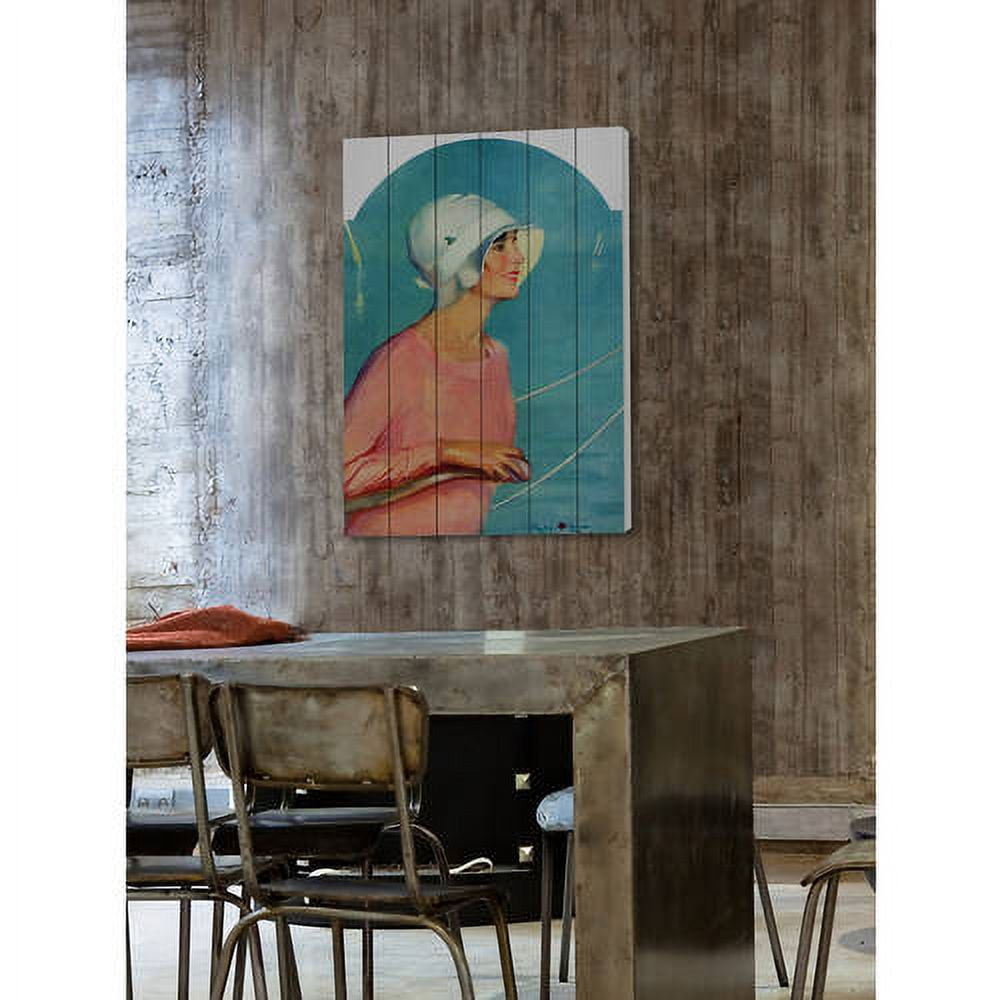 Marmont Hill "Sailing Attire" Painting Print on White Wood