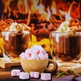 thumbnail image 5 of (4) Valentine's Heart Marshmallows, 5.1oz Bag Heart-Shaped Fluffy Pink White Marshmallow Valentine Party Favor Easter Bags Basket Fillers Hot Chocolate S'mores Desserts Topper & CUSTOM Storage Carrier, 5 of 7