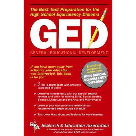 Pre-Owned The Best Test Preparation for the Ged: General Educational Development (Paperback) 0878918698 9780878918690