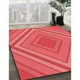 thumbnail image 3 of Ahgly Company Machine Washable Indoor Rectangle Transitional Red Area Rugs, 3' x 5', 3 of 7