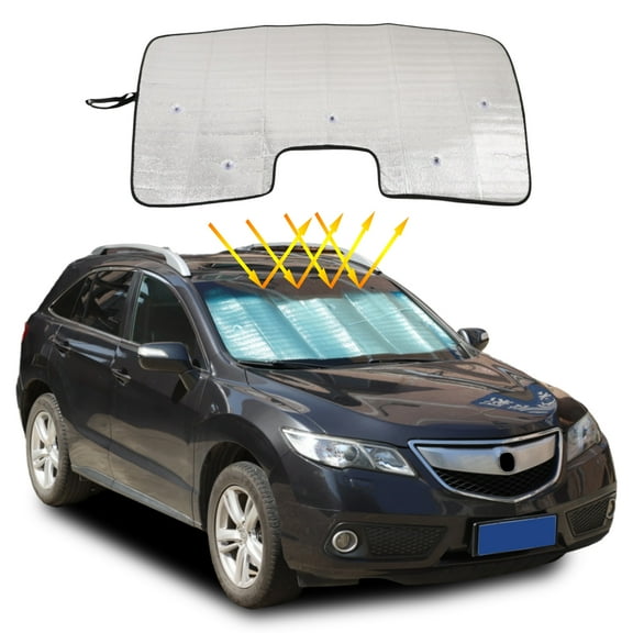 Front Windshield Sunshade for Acura RDX 2013-2018,Front Window Sun Shade Foldable Reflective Sun Visor Custom Sunscreen UV Blocker Privacy Protector HeatShield