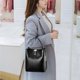 thumbnail image 2 of LHSHID Vintage Crocodile Pattern Bucket Bag Women PU Leather Shoulder Bag Big Capacity Handbag Luxury Crossbody Bag Advanced Lady Purse, 2 of 6