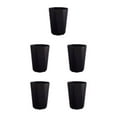 thumbnail image 3 of ZheElen PP Office And Home Waste Bin - 6L Capacity Easy Access Kitchen Large Capacity Kitchen Bedroom Black L 5Set, 3 of 6