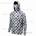 thumbnail image 3 of SPELISPOS Sudadera con capucha para hombre, camisetas de pesca, sudadera de manga larga, sombrero, jersey, máscara facial UV, ropa de pesca para exteriores, secado rápido, 3 of 5