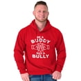 thumbnail image 5 of Be A Buddy Not A Bully Friendly Cute Unisex Plus Size Hoodie Brisco Brands 4X, 5 of 6