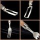 thumbnail image 4 of Pisexur Batería de cocina Cortador de sandía, tenedor rebanador de sandía 2 en 1, artefacto para cortar sandía de verano, tenedor rebanador de fruta de acero inoxidab para la cocina del hogar, 4 of 5
