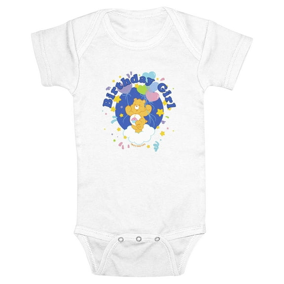 Infant's Care Bears Birthday Girl Bear Bodysuit