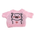 thumbnail image 1 of Suéter de cuello redondo para muñeco de peluche, crea tus propias muñecas, accesorios para fotos, moda imaginativa Cerdo rosa, 1 of 9