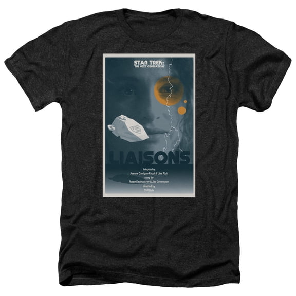 Star Trek - Tng Season 7 Episode 2 - Heather Short Sleeve Shirt - X-Large