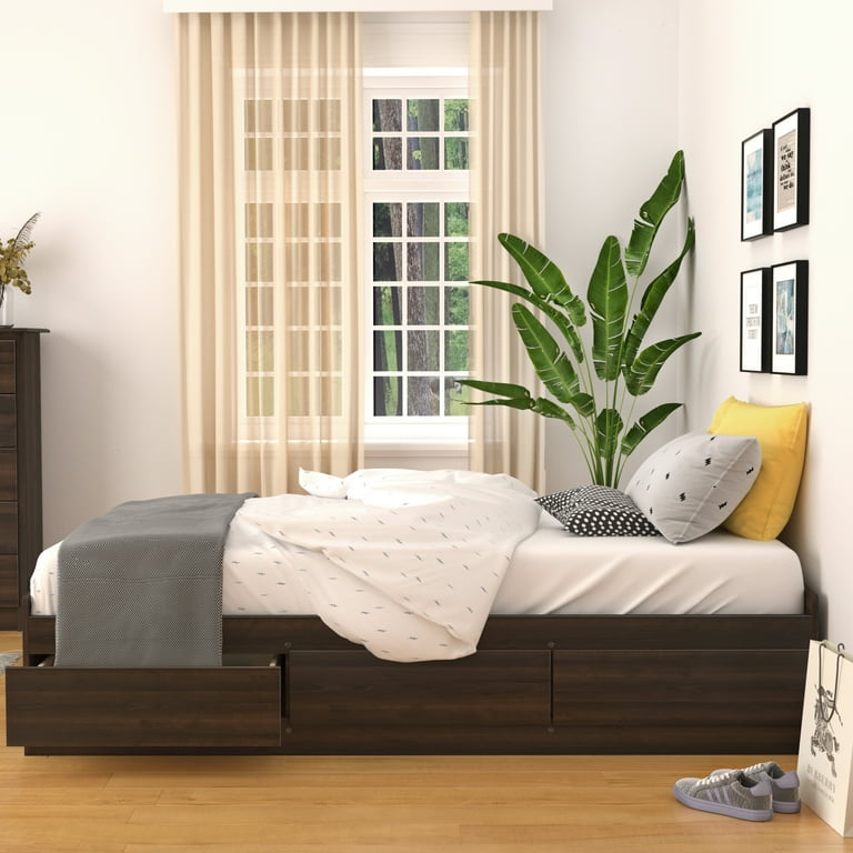 Prepac twin xl platform storage bed outlet