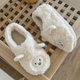thumbnail image 5 of CaComMARK PI Clearance Womens Mens Slippers Boots Mules Plush Warm Lamb Winter Indoor Cotton Footwear, 5 of 5