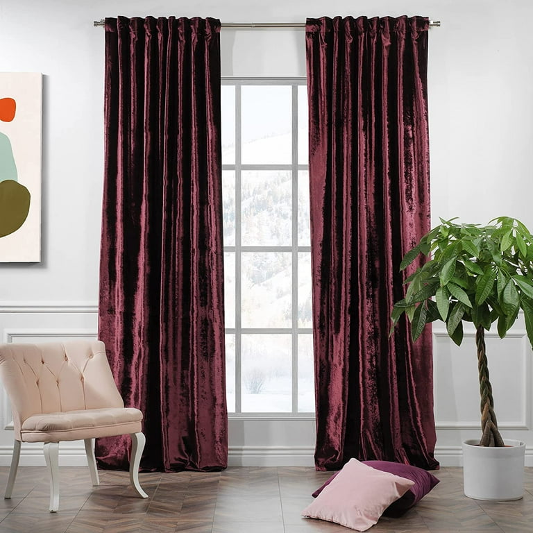 Crushed 2024 velvet curtains