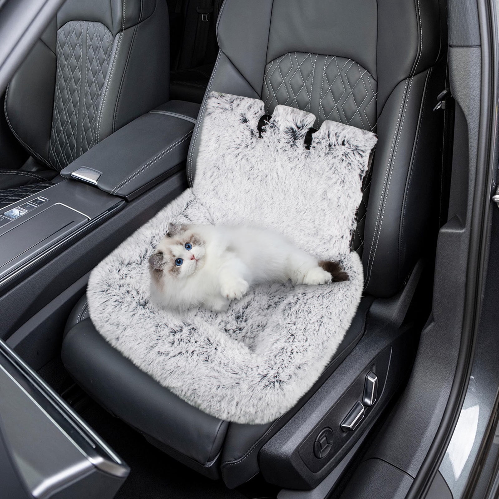 Car Seat Dog Puffy Car Seat Large Small Dog Comfortable and To Clean Pet Bed Travel Thick Mat