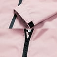 thumbnail image 5 of Women's Waterproof Raincoat with Hood, Loose Fit Lightweight Rain Jacket, Plus Size Long Raincoat, 2025 Trendy Outdoor Rainwear, Hooded Rain Coat, Casual Rain Jacket Light Pink XXL, 5 of 5