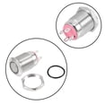 thumbnail image 2 of Momentary Metal Push Button Switch 12mm Mounting Dia 1NO 3-6V Red  Light, 2 of 5