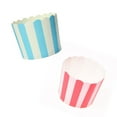 thumbnail image 2 of 100pcs Cupcake Wrapper Paper Cake Case Baking Cups Liner Muffin Kitchen Baking - 50 pcs Red Stripes & 50 pcsBlue Striped, 2 of 7