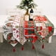 thumbnail image 5 of Camino de mesa navideño Camino de mesa rojo de Papá Noel Mantel navideño Mantel navideño Mantel de Papá Noel Decoración de mesa a cuadros navideños para mesa de comedor Fiesta Granja Cocina Navidad(A) ER, 5 of 5