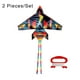 thumbnail image 5 of Kite Avión Forma Portátil Individual Línea Al Aire Libre Cometas Volares Para Niños Adultos Juguete Vidrio Acero Acero Poliéster Tela Mosca Juguetes Gris 1.7x2.8m Kearding FN009788-04, 5 of 7