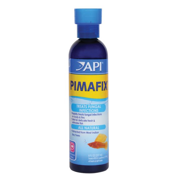 API Pimafix Antifungal Fish Remedy, 8 fl oz - Treats Cottony Growth, Mouth & Body Fungus for Freshwater & Saltwater Aquariums