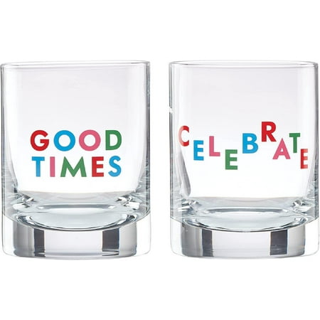 

Celebrate 2-Piece Double Old Fashioned Glass Set 1.85 Clear