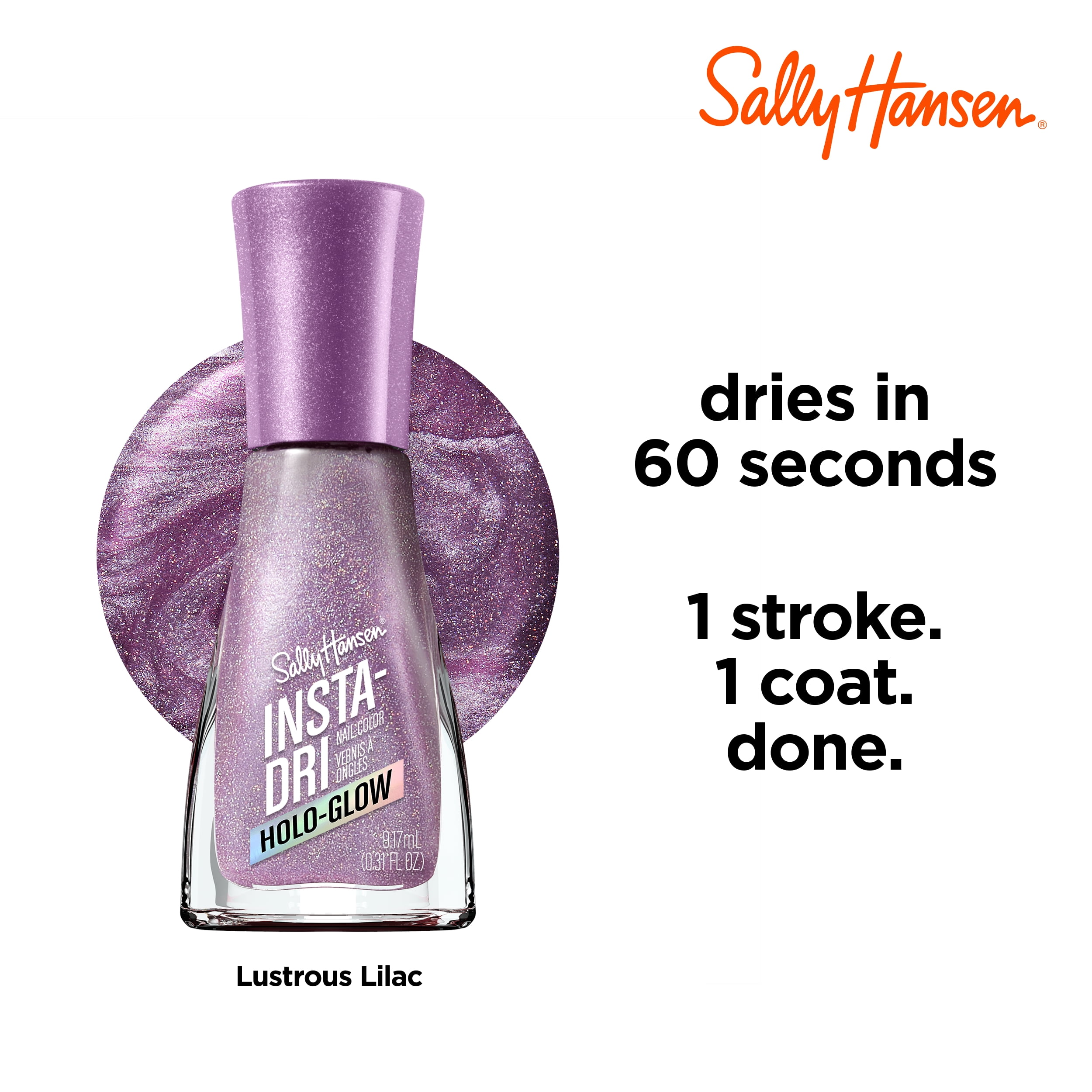 Sally Hansen Insta-Dri Holo-Glow 0.31 fl oz