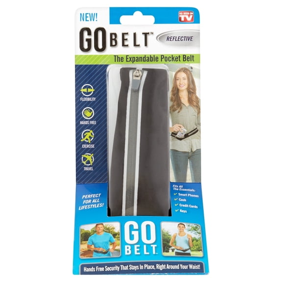 Go Belt Reflective the Expandable Pocket Belt