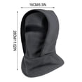 thumbnail image 5 of Pasamontañas de invierno con protección para el cuello | Pasamontañas con forro polar para esquí, correr y senderismo | Prenda cortavientos para clima frío para hombres y mujeres, 5 of 5