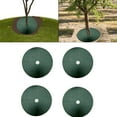 4 Pcs Mulch Ring Tree shading Mats 1582cm Disc Shrub Tree Guard