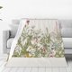 thumbnail image 1 of Balery Herbs and Wildflowers Manta de Felpa Suave y Acogedora – Cobija de Franela Aterciopelada para Cama, Lavable y Cálida para Sofá, Mascotas, Transpirable-60"x50", 1 of 7