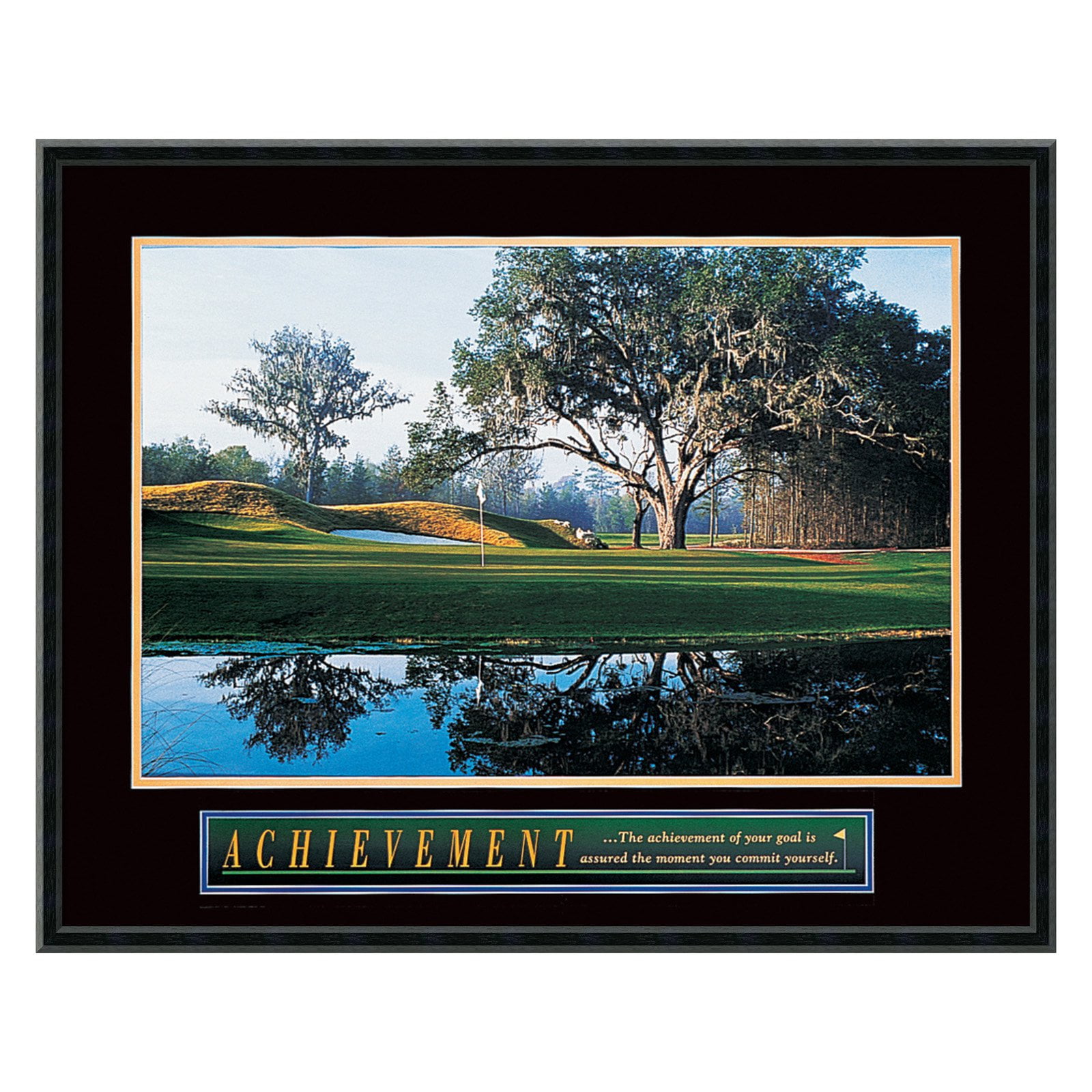 Achievement Golf Framed Wall Art 29.02W x 23.02H in.