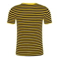 thumbnail image 7 of Womens Short Sleeve Tunic Tops Casual Striped Print T Shirt Crew Neck Top Blouse Tee Tops, 7 of 7