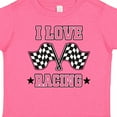 thumbnail image 4 of Inktastic I Love Racing Rally Flags Girls Girls Toddler T-Shirt, 4 of 5