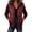 Wine, variant on Luvrsol Winter Coats for Women Hooded Quilted Puffer Jacket Full Zip Warm Coat Outerwear, Dark Gray S-2XL