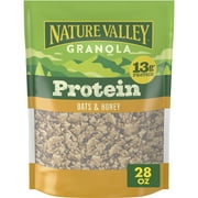 Nature Valley Protein Granola, Oats and Honey, Resealable Bag, 28 OZ