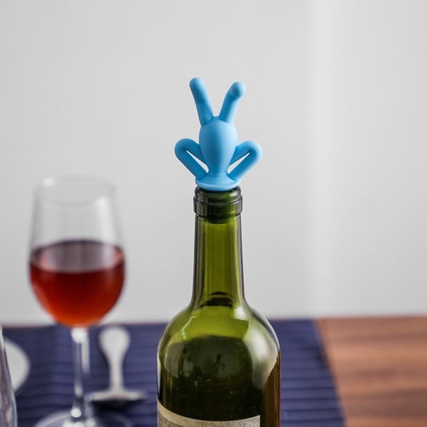 Fiudx Tapón para Botella de Vino con Forma de Calabaza, Sellado Creativo para Champán, Silicona Ecológica, Decoración para Casa, Bar, Boda, Uso Diario, Juego de 1 Pieza, Accesorio Multiusos.