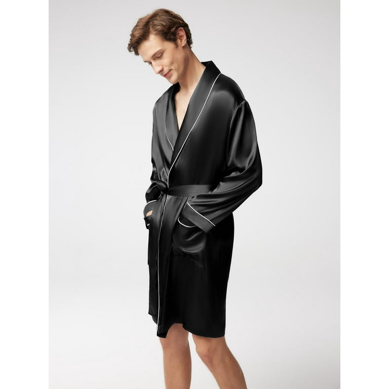 Sioro satin robe sale