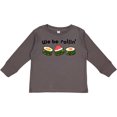 thumbnail image 3 of Inktastic We Be Rollin- cute sushi Boys or Girls Long Sleeve Toddler T-Shirt, 3 of 5