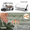 thumbnail image 6 of Uourmeti Palm Island Scene Golf Cart Seat Easy to Install, Universal Golf Cart Seat Covers Fit for EZGO, 6 of 8