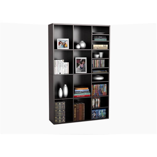 Atlantic Versa 18-Compartment Wall Unit, Espresso