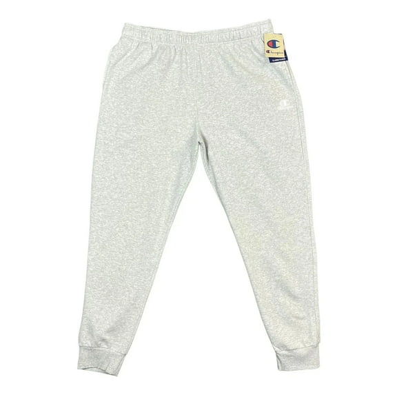 Champion Men's Fleece Jogger Pants Size 2XL (38X32") Light Gray Sweatpants