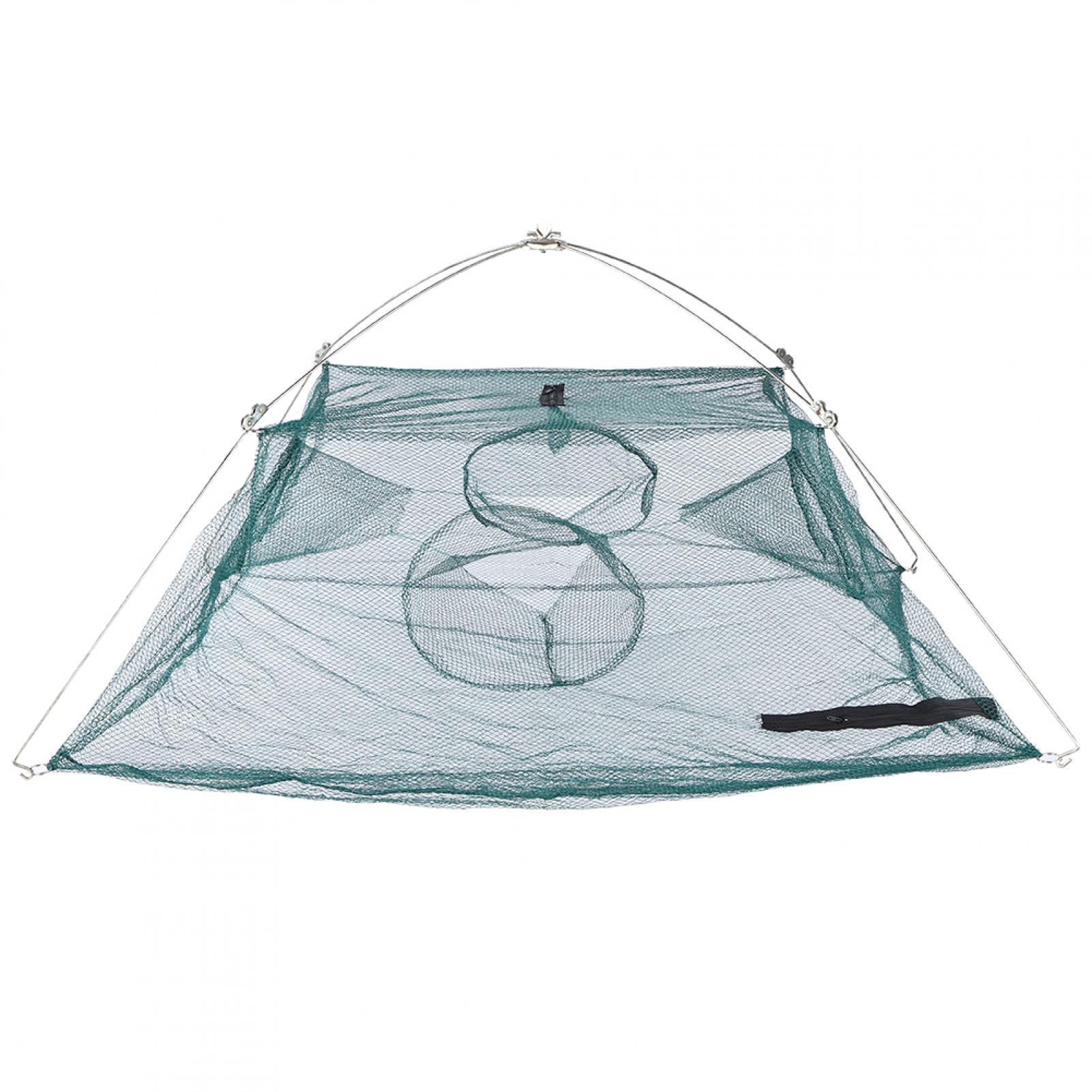 Fishing Cast Net Folding Fishing Net, Foldable Fishing Net Bait Trap Fishing  Net, For Crab Black Carp 4 Corner Enclosed 100cm - Walmart.ca