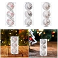 thumbnail image 5 of piezas de adornos de bolas de Navidad, adornos clásicos de Navidad, colgantes para fiestas, celebraciones, aniversarios, compromisos en el patio trasero, 5 of 5