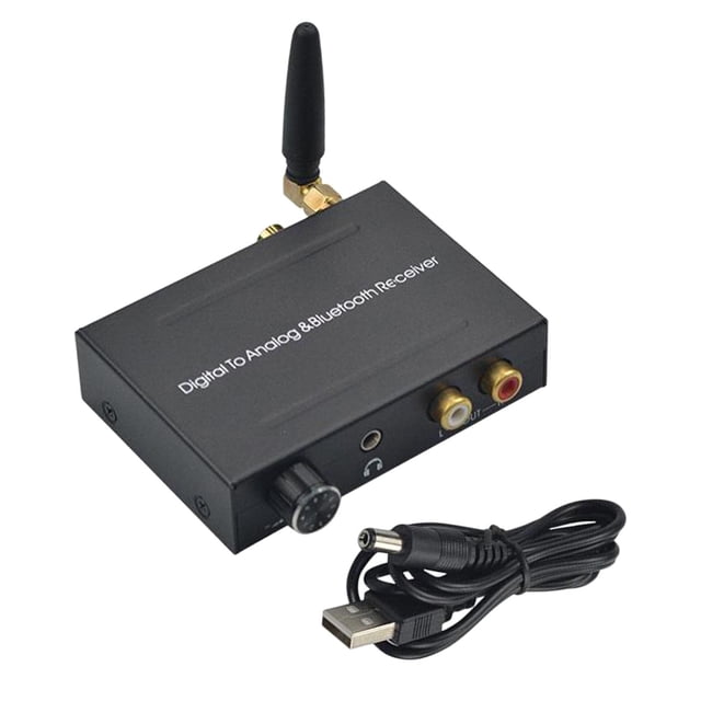 Convertidor analógico Bluetooth 5.0 Sunnimix DAC Digital Coaxial 192Khz/24bit