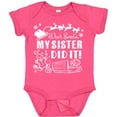 thumbnail image 3 of Inktastic Dear Santa, My Sister Did It Funny Christmas Boys or Girls Baby Bodysuit, 3 of 5