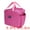 Pink, variant on Unique Bargains Insulated Bag Lunch Bag Reusable Cooler Bag Navy Blue
