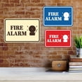 thumbnail image 4 of Signs ByLITA Classic Framed Fire Alarm Sign (Brushed Silver) - Medium, 4 of 8