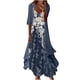 thumbnail image 1 of Vestido Bohemio Floral Bata + Vestido Conjunto de Dos Piezas Cami Vestido Mujer Verano Manga Larga Bata + Vestido Conjunto de Dos Piezas Vestido Largo Vestido Largo de Playa Odeerbi  ODB116738, 1 of 7
