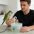 thumbnail image 3 of Automatic Bird Shower Bath USB Rechargeable & Quiet Circulating For Cage Detachable Bird Bath Tub For Lovebird Quiet Detachable Cage Bath Tub For Small To Medium Birds, 3 of 5