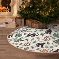 thumbnail image 5 of Disketp Black Cat And Snake Christmas Tree Skirt, Christmas Tree Decorations, Christmas Decor, Tree Mat Decoration(30-48IN)-48", 5 of 6