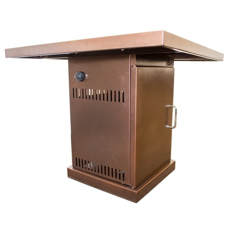 AZ Patio Heaters Outdoor Conventional Propane Fire Pit in Hammered Bronze - Hammered Bronze